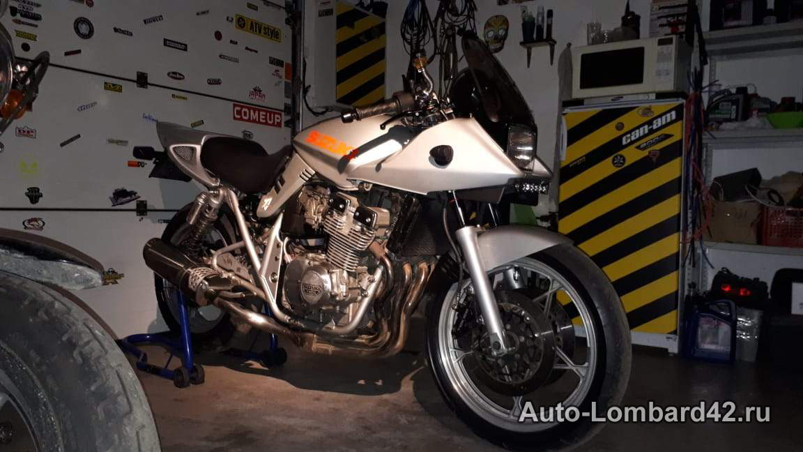 Займ под залог ПТС мотоцикла Suzuki